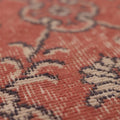Vintage Isparta Turkish Runner Rug 2x10 ft — Red & Beige Floral