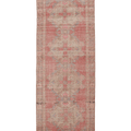 Vintage Niğde Turkish Runner Rug 2x9 ft — Red & Beige Floral