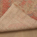 Vintage Niğde Turkish Runner Rug 2x9 ft — Red & Beige Floral