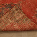 Vintage Konya Turkish Runner Rug 2x10 ft — Red & Brown Geometric