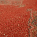 Vintage Konya Turkish Runner Rug 2x10 ft — Red & Brown Geometric