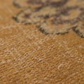 Vintage Manisa Turkish Runner Rug 2x11 ft — Beige & Brown Floral (No. 42972)