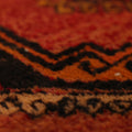 Vintage Malatya Turkish Runner Rug 3x11 ft — Red & Orange Geometric