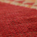 Vintage Southeastern Persian Style Runner Rug 3x11 ft — Red & Orange Geometric