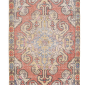 Vintage Nevşehir Turkish Area Rug 4x7 ft — Red Floral