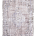 Vintage Manisa Turkish Area Rug 4x8 ft — Gray Distressed (No. 43815)