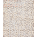 Vintage Manisa Turkish Area Rug 4x7 ft — Beige & Orange Floral