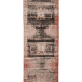 Vintage Malatya Turkish Runner Rug 3x10 ft — Red & Gray Distressed