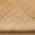 Vintage Manisa Turkish Area Rug 6x9 ft — Beige & Brown Floral