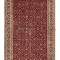 Vintage Isparta Turkish Area Rug 5x8 ft — Red & Beige Floral
