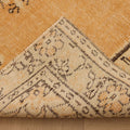 Vintage Manisa Turkish Area Rug 5x9 ft — Orange & Beige Floral