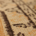 Vintage Manisa Turkish Area Rug 5x9 ft — Orange & Beige Floral