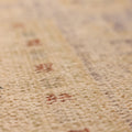 Vintage Manisa Turkish Area Rug 6x9 ft — Beige & Gray Floral