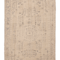 Vintage Manisa Turkish Area Rug 6x9 ft — Beige & Gray Floral
