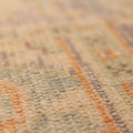 Vintage Manisa Turkish Area Rug 5x10 ft — Orange & Beige Floral