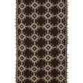Vintage Sivas Turkish Kilim Runner Rug 5x12 ft — Brown & Beige Geometric