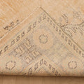 Vintage Manisa Turkish Area Rug 6x10 ft — Beige & Brown Floral