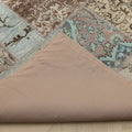 Vintage Turkish Area Rug 6x10 ft — Blue & Gray Patchwork