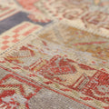 Vintage Turkish Area Rug 6x9 ft — Mixcolor Patchwork (No. 46532)