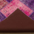 Vintage Turkish Area Rug 6x9 ft — Pink Patchwork
