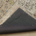 Vintage Turkish Area Rug 6x9 ft — Gray & Beige Patchwork