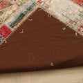Vintage Turkish Area Rug 6x9 ft — Mixcolor Patchwork (No. 46543)
