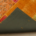 Vintage Turkish Area Rug 6x9 ft — Red & Yellow Patchwork