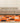 Vintage Turkish Area Rug 6x7 ft — Orange & Brown Patchwork