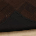 Vintage Turkish Area Rug 5x8 ft — Brown Patchwork (No. 46604)