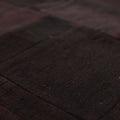 Vintage Turkish Area Rug 6x7 ft — Black Patchwork