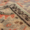 Vintage Manisa Turkish Area Rug 6x10 ft — Red & Blue Floral