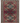 Vintage Kars Turkish Area Rug 4x6 ft — Red & Brown Geometric