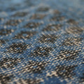 Vintage Manisa Turkish Area Rug 6x9 ft — Blue & Gray Overdyed (No. 47691)