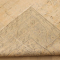 Vintage Manisa Turkish Area Rug 7x10 ft — Beige & Gray Floral