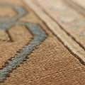 Vintage Niğde Turkish Area Rug 6x8 ft — Beige & Brown Geometric