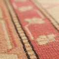 Vintage Muğla Turkish Area Rug 7x10 ft — Beige & Red Floral
