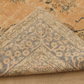 Vintage Isparta Turkish Area Rug 6x10 ft — Beige & Blue Floral (No. 47921)