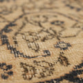 Vintage Isparta Turkish Area Rug 6x10 ft — Beige & Blue Floral (No. 47921)