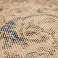 Vintage Isparta Turkish Area Rug 7x10 ft — Pink & Blue Distressed