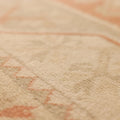 Vintage Muğla Turkish Area Rug 4x7 ft — Beige & Orange Floral