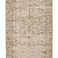 Vintage Manisa Turkish Area Rug 5x9 ft — Beige & Brown Floral