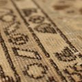 Vintage Isparta Turkish Area Rug 7x11 ft — Beige & Blue Floral (No. 48176)