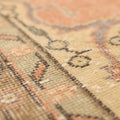 Vintage Isparta Turkish Area Rug 6x10 ft — Orange & Gray Floral