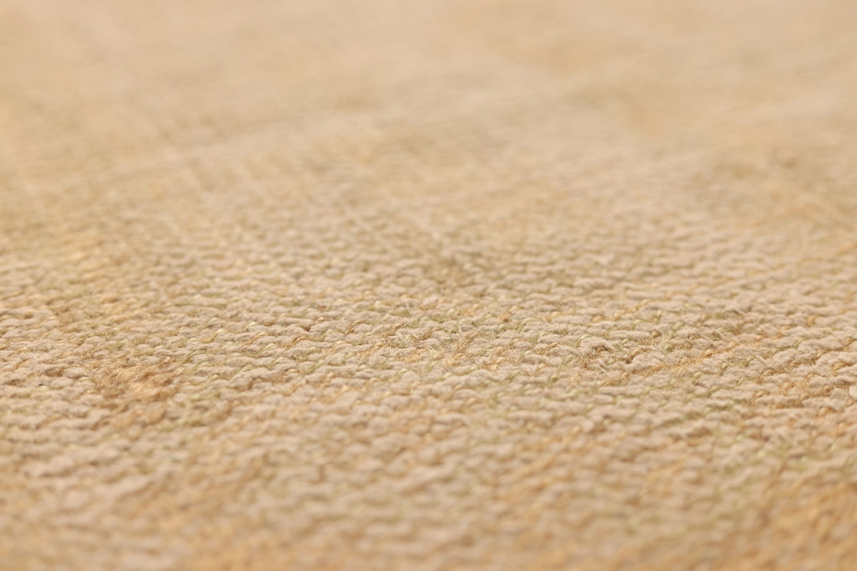 Vintage Malatya Turkish Runner Rug 3x8 ft — Beige & Orange Distressed