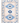 Vintage Niğde Turkish Area Rug 4x6 ft — Beige & Blue Geometric (No. 48965)