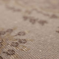 Vintage Isparta Turkish Area Rug 4x7 ft — Gray & Beige Floral