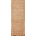 Vintage Malatya Turkish Runner Rug 3x12 ft — Beige & Brown Geometric
