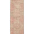 Vintage Malatya Turkish Runner Rug 2x9 ft — Pink & Beige Distressed
