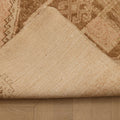 Vintage Malatya Turkish Runner Rug 2x11 ft — Beige & Brown Geometric (No. 49372)