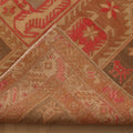 Vintage Southeastern Persian Style Runner Rug 4x10 ft — Brown & Red Geometric